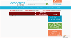 Desktop Screenshot of cleopatraschoice.com